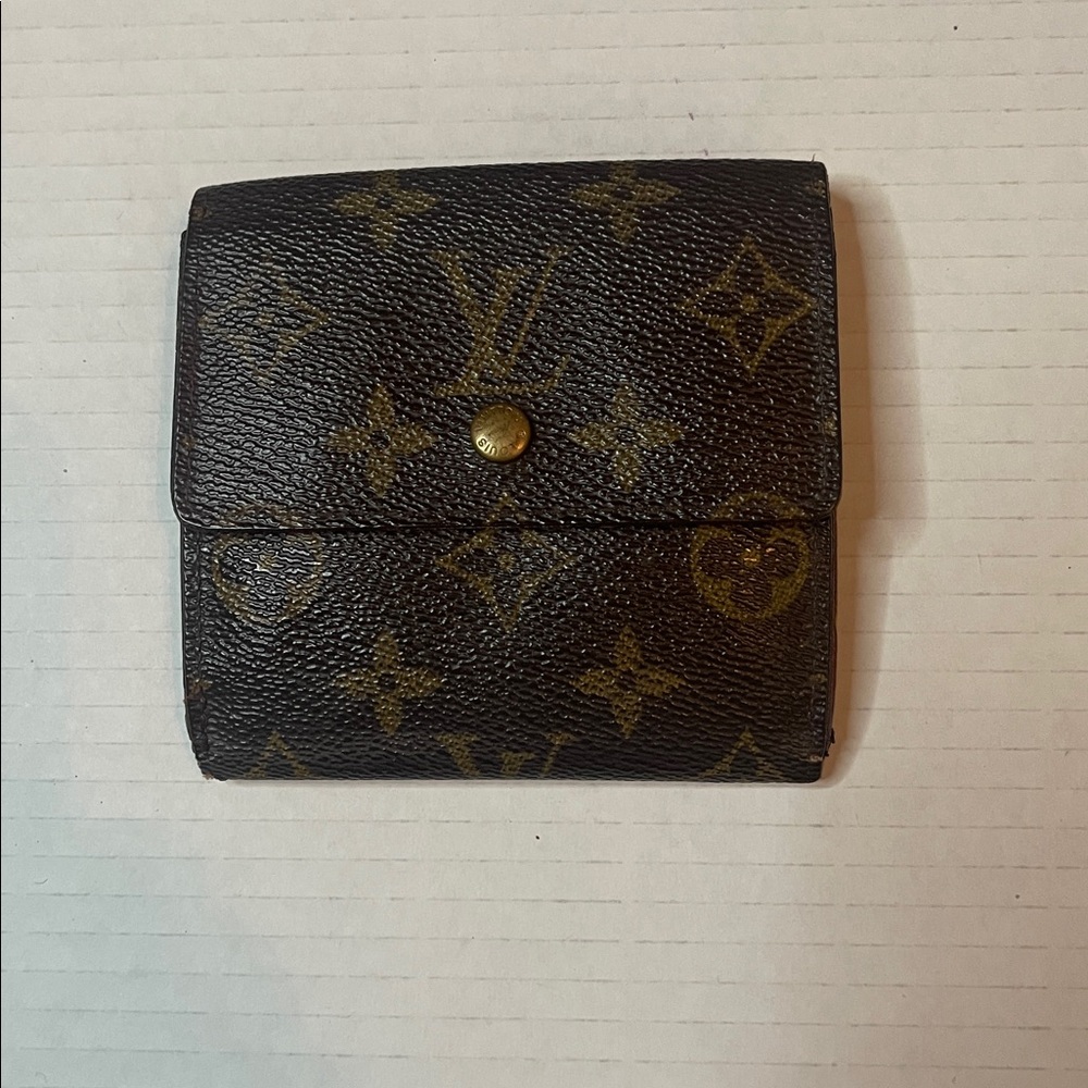 Louis Vuitton Brown and Gold Monogram Compact Wallet